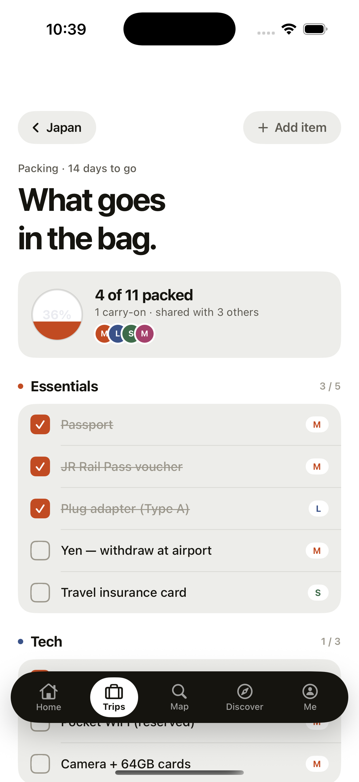 pack